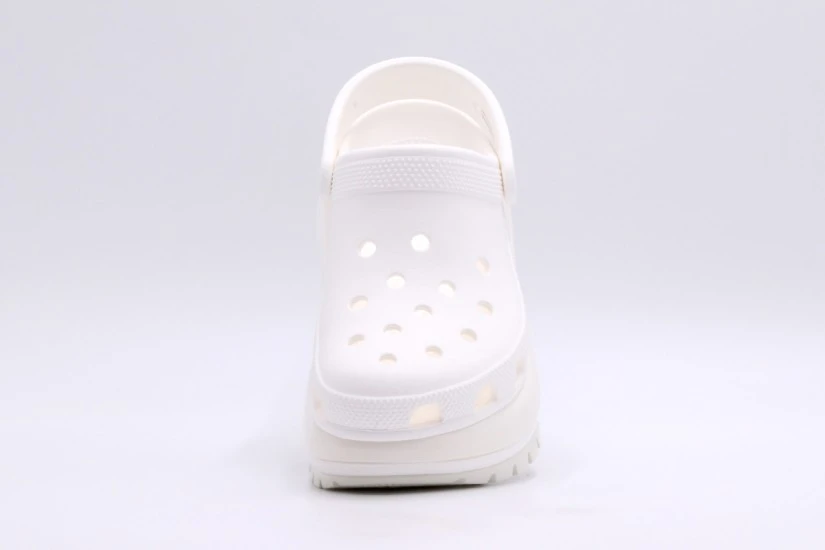 Crocs Mega Crush Γυναικεία Σαμπό Λευκά