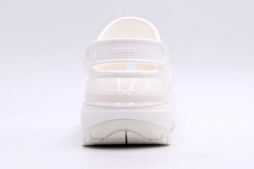 Crocs Mega Crush Γυναικεία Σαμπό Λευκά