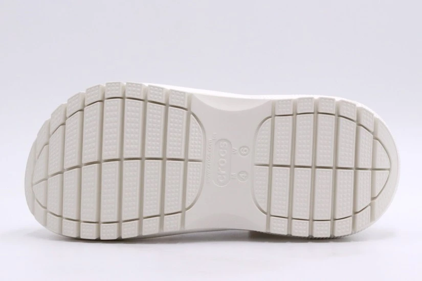 Crocs Mega Crush Γυναικεία Σαμπό Λευκά