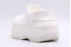 Crocs Mega Crush Γυναικεία Σαμπό Λευκά