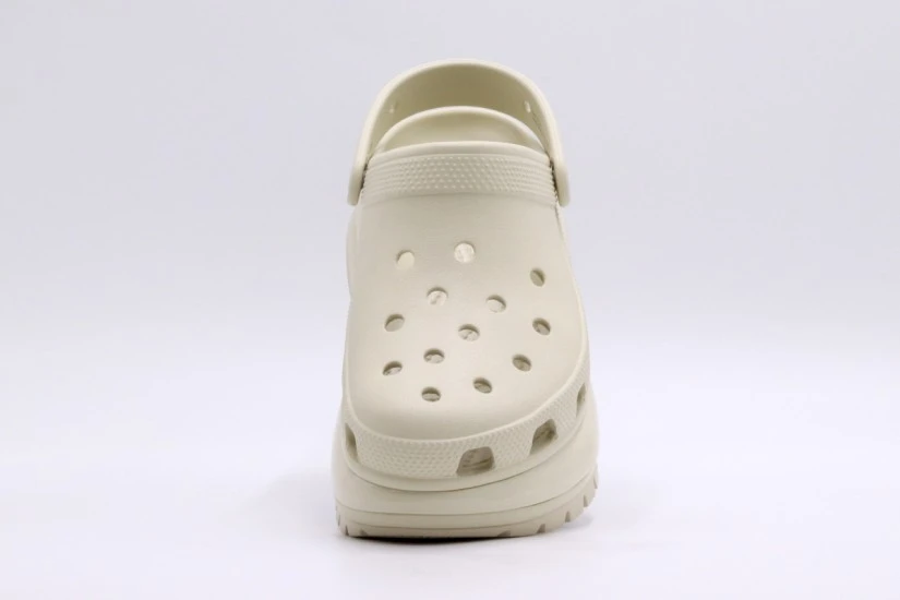 Crocs Mega Crush Γυναικεία Σαμπό Μπεζ
