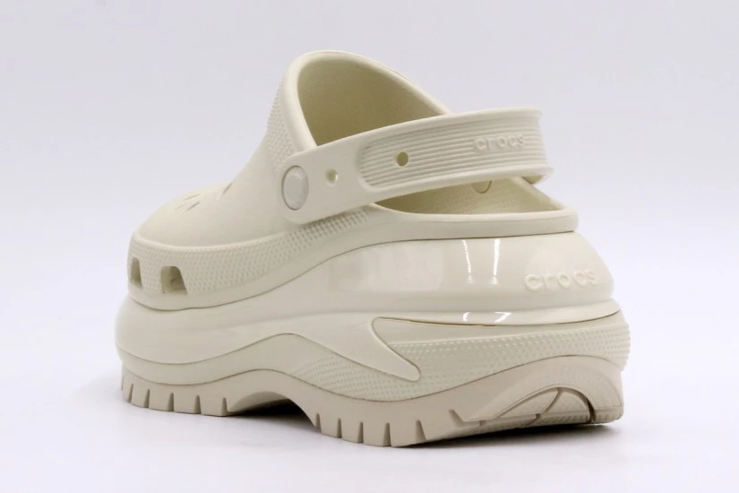 Crocs Mega Crush Γυναικεία Σαμπό Μπεζ