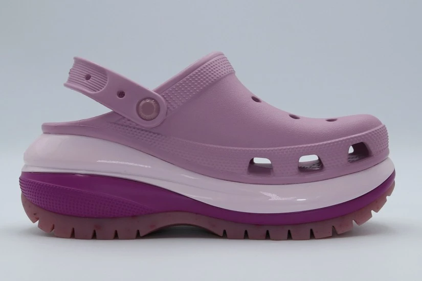 Crocs Mega Crush Γυναικεία Σαμπό Λιλά, Βιολετί, Ροζ