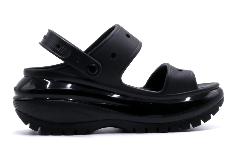Crocs Mega Crush Σανδάλια Μαύρα