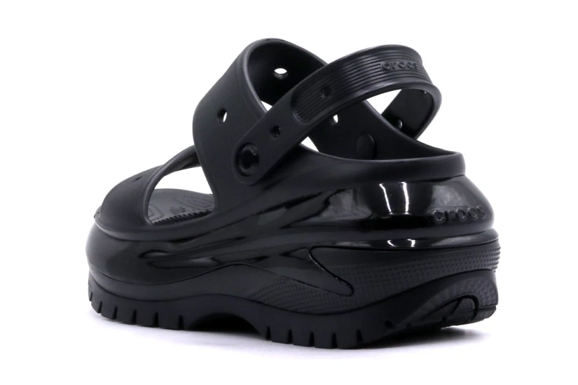 Crocs Mega Crush Σανδάλια Μαύρα