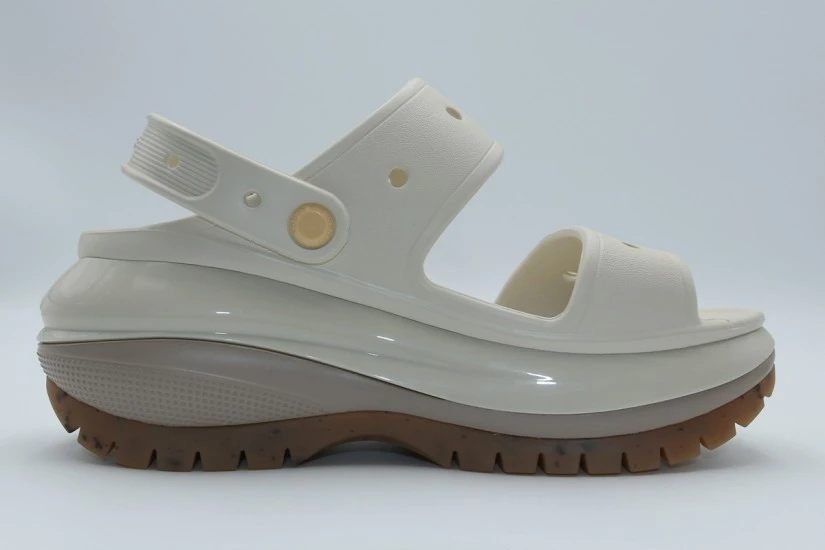 Crocs Mega Crush Σανδάλια Ζαχαρί, Καφέ, Μπεζ