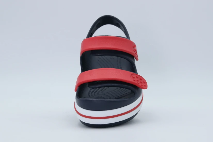 Crocs Crocband Cruiser Παιδικά Σανδάλια Μπλε Σκούρο, Κόκκινο, Λευκό
