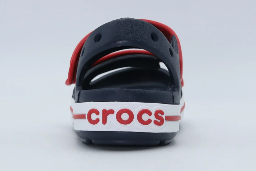 Crocs Crocband Cruiser Παιδικά Σανδάλια Μπλε Σκούρο, Κόκκινο, Λευκό