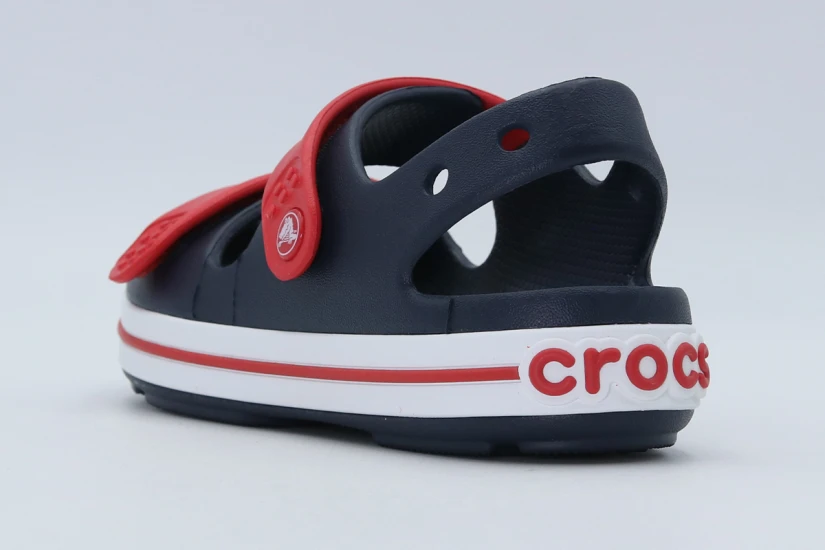 Crocs Crocband Cruiser Παιδικά Σανδάλια Μπλε Σκούρο, Κόκκινο, Λευκό