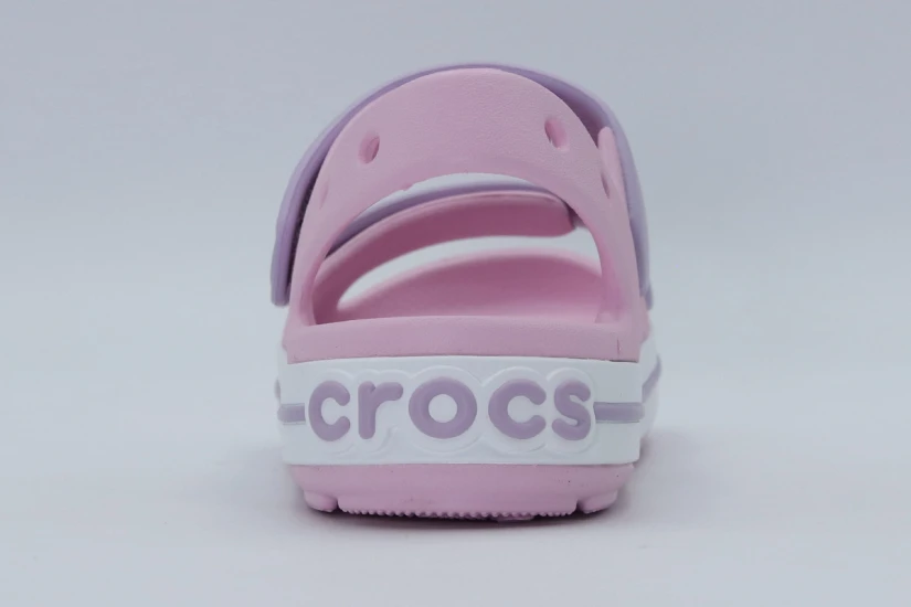 Crocs Crocband Cruiser Παιδικά Σανδάλια Ροζ, Λιλά, Λευκά