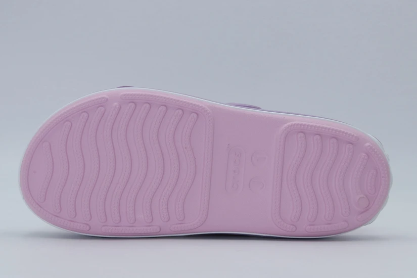 Crocs Crocband Cruiser Παιδικά Σανδάλια Ροζ, Λιλά, Λευκά