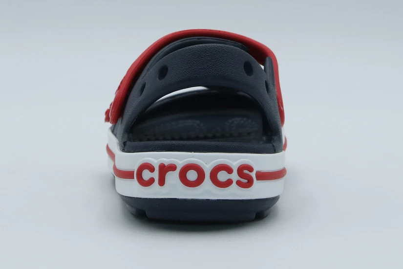 Crocs Crockband Cruiser Βρεφικά Σανδάλια Μπλε Σκούρο, Κόκκινα, Λευκά