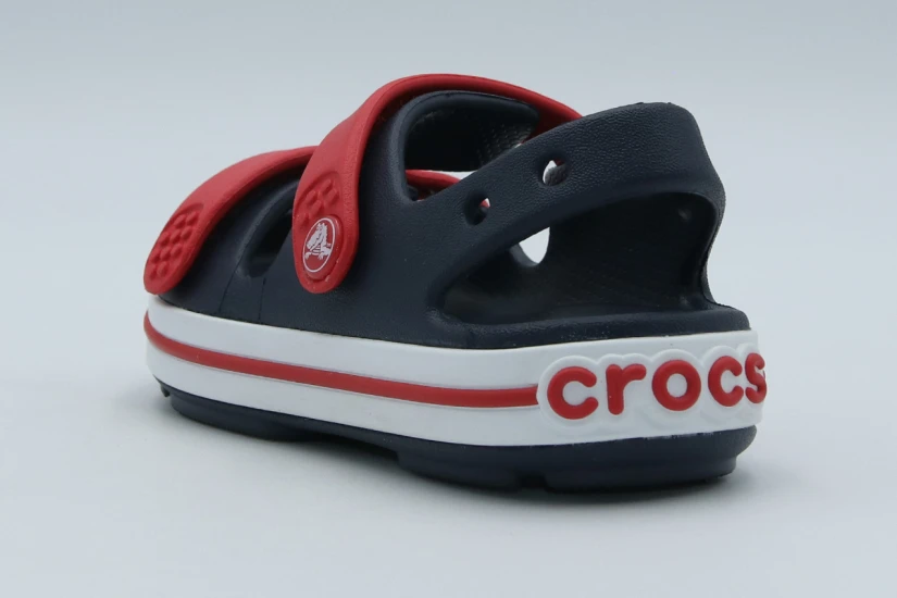 Crocs Crockband Cruiser Βρεφικά Σανδάλια Μπλε Σκούρο, Κόκκινα, Λευκά