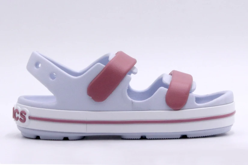 Crocs Crockband Cruiser Βρεφικά Σανδάλια Σιέλ, Κεραμιδί