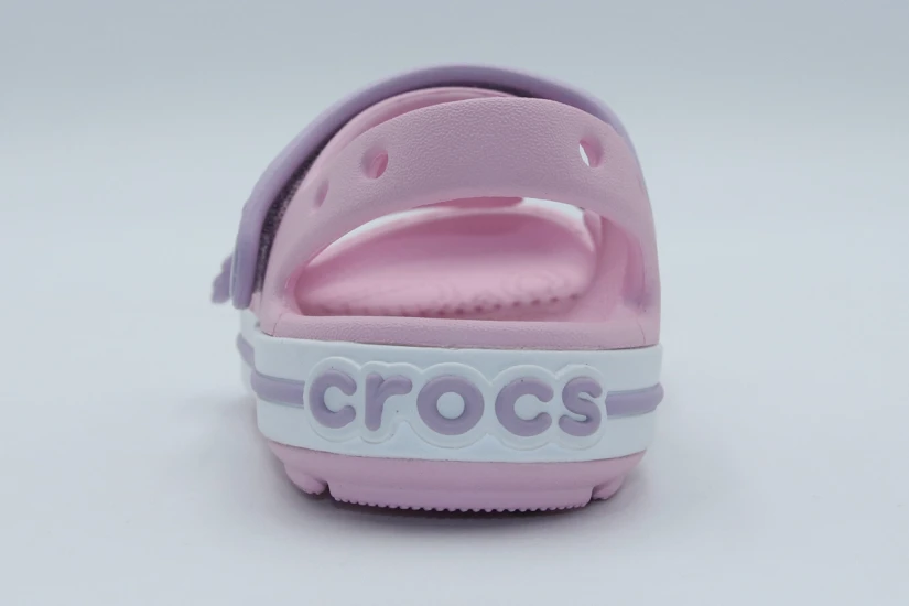 Crocs Crockband Cruiser Βρεφικά Σανδάλια Ροζ, Λιλά, Λευκά
