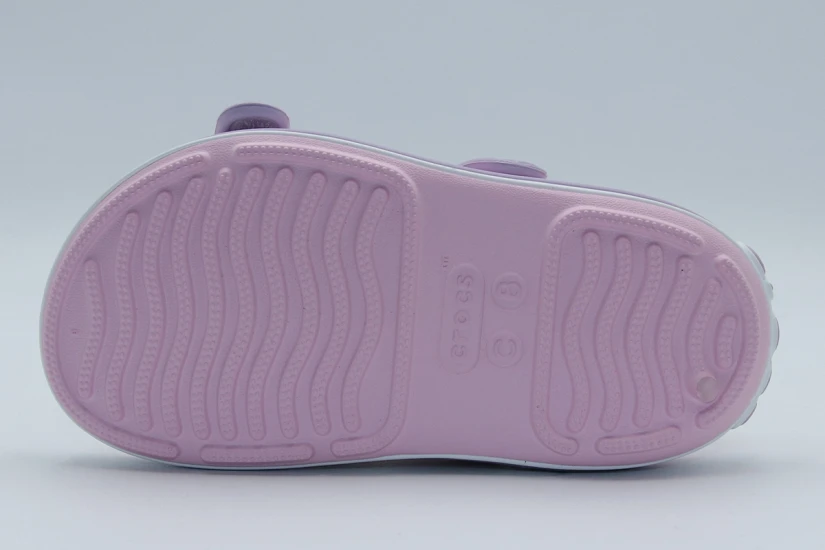 Crocs Crockband Cruiser Βρεφικά Σανδάλια Ροζ, Λιλά, Λευκά