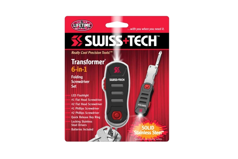 Swiss Tech Transformer 6 In 1 Μπρελόκ Με Εργαλεία (21002)