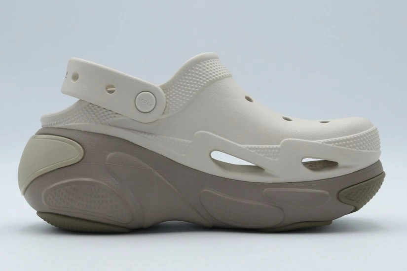 Crocs Bubble Crush Unisex Clog Ζαχαρί, Μπεζ