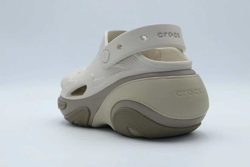 Crocs Bubble Crush Unisex Clog Ζαχαρί, Μπεζ