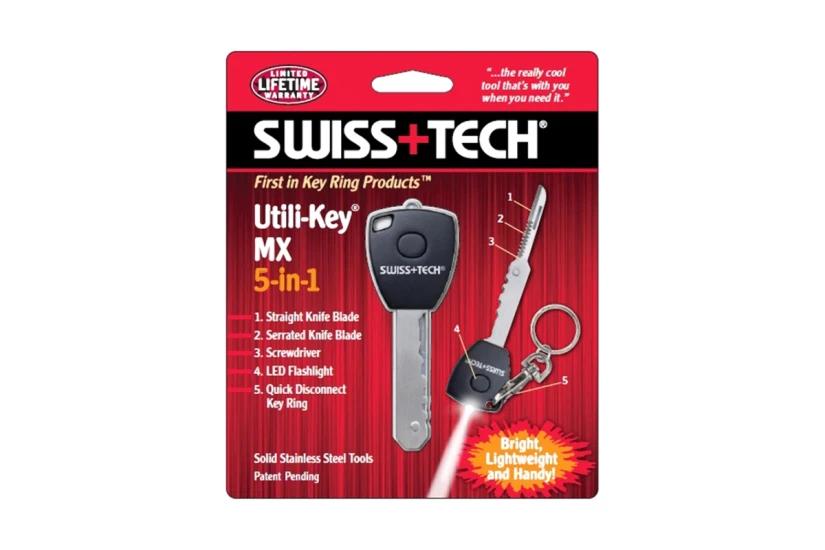 Swiss Tech Utili-Key Mx 5 In 1 Μπρελόκ Με Εργαλεία (21010)