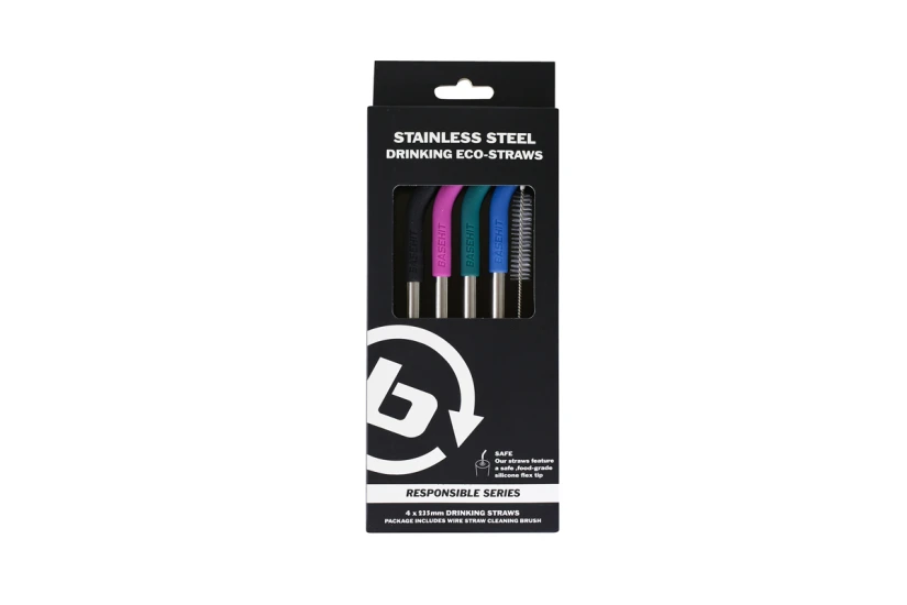 Emerson Stainless Steel Drinking Eco-Straws 4 Pieces Καλαμάκι (211.BU99.09 MULTI COLOR)