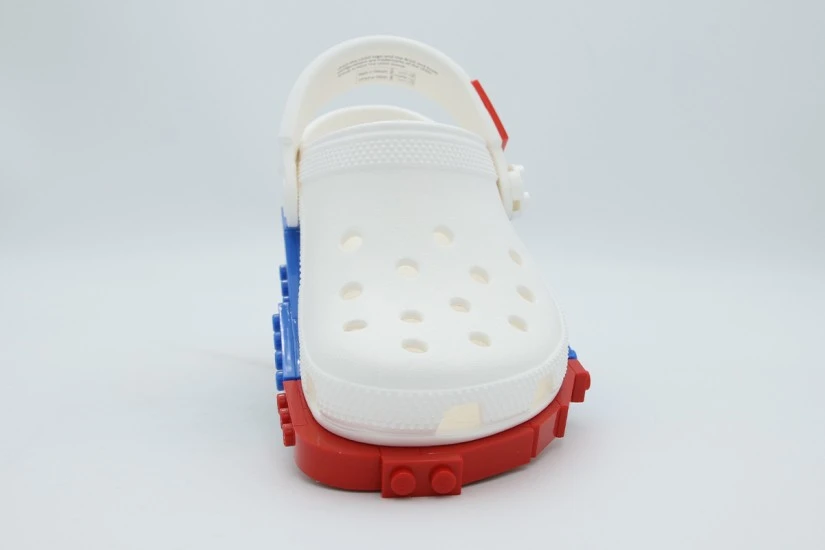 Crocs 4LW System Lego Παιδικά Ανατομικά Σαμπό Λευκό, Διάφορα Χρώματα