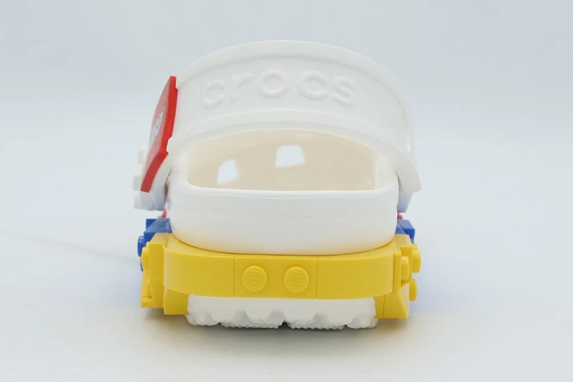 Crocs 4LW System Lego Παιδικά Ανατομικά Σαμπό Λευκό, Διάφορα Χρώματα