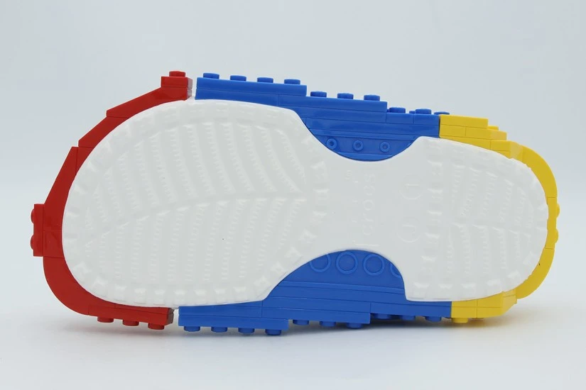 Crocs 4LW System Lego Παιδικά Ανατομικά Σαμπό Λευκό, Διάφορα Χρώματα