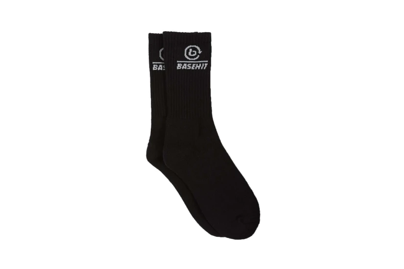 Basehit Unisex Κάλτσες μέχρι τη Γάμπα Μαύρες 3 Ζευγάρια
