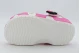 Crocs Minnie Mouse Classic Βρεφικά Ανατομικά Σαμπό Φούξια, Λευκά