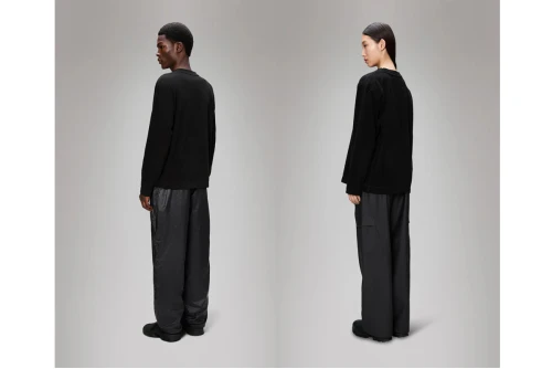 Rains Addis Fleece Μπλούζα Με Λαιμόκοψη (21550 BLACK)