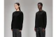 Rains Addis Fleece Unisex Μακρυμάνικη Μπλούζα με Λαιμόκοψη Μαύρη