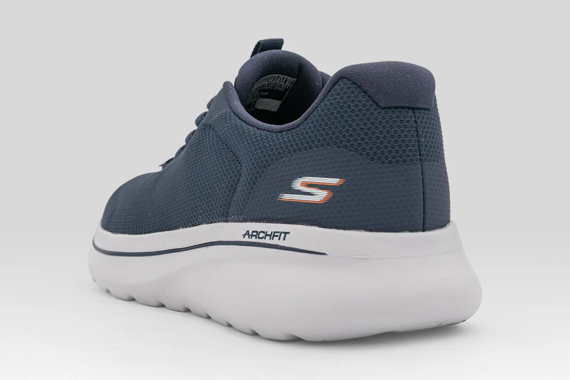 Skechers Go Walk Arch Fit N Joy Cullman Ανδρικά Sneakers Μπλε Σκούρο, Γκρι