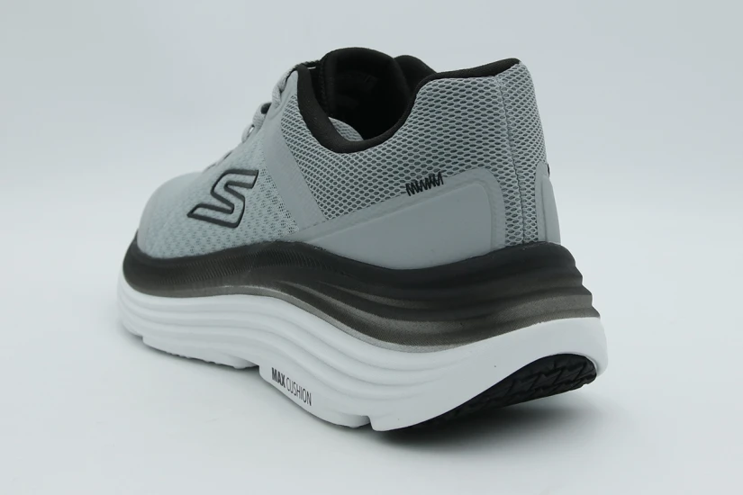 Skechers Max Cushioning Endeavour Ανδρικά Αθλητικά Παπούτσια για Τρέξιμο Γκρι, Μαύρα