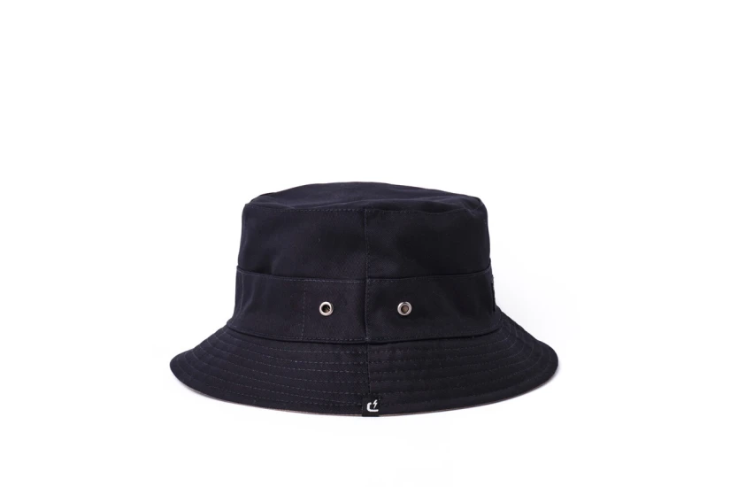Emerson Unisex Καπέλο Bucket Διπλής Όψης Μπλε Σκούρο, Μπεζ