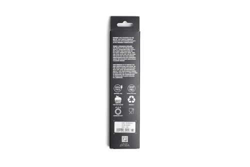 Basehit 2 Stainless Steel Drinking Eco Straws Καλαμάκια (222.BU99.19 BLACK)