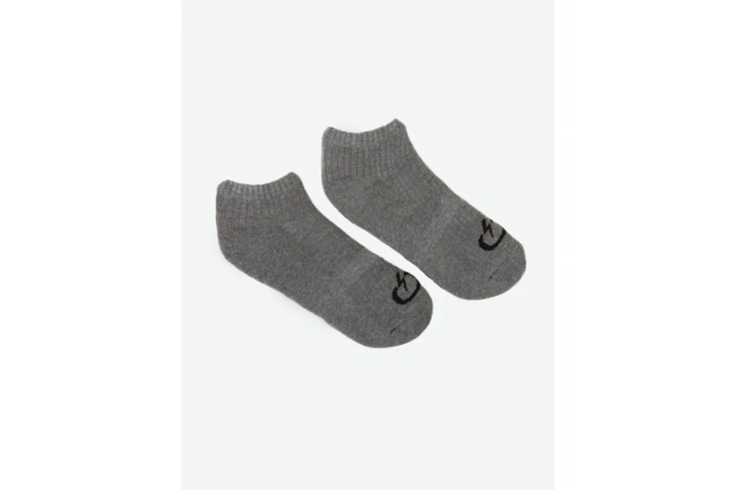 Emerson Unisex Κάλτσες μέχρι τον Αστράγαλο Γκρι 3 Ζευγάρια