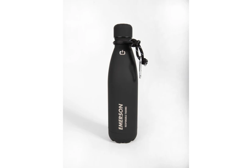 Emerson Responsible Μπουκάλι Θερμός 500Ml (222.EU99.02 BLACK)