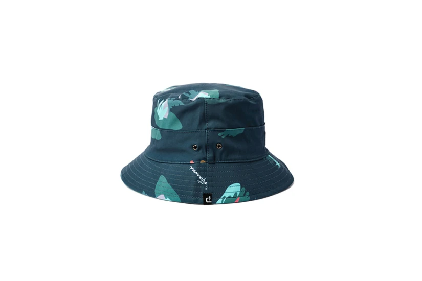 Emerson Ανδρικό Καπέλο Bucket Διπλής Όψης Μπλε, Πράσινο