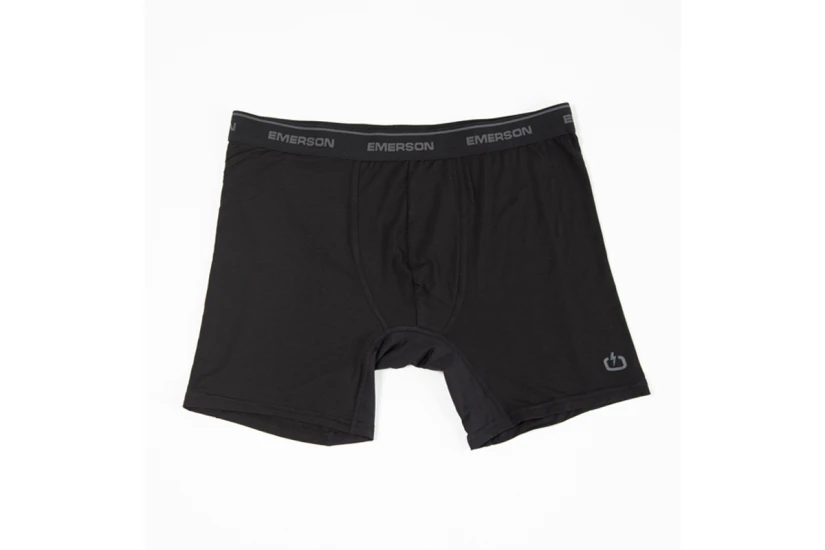 Emerson Basic Ανδρικά Εσώρουχα Boxer Μαύρα 2 Τεμάχια