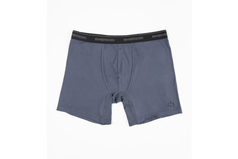 Emerson Basic Ανδρικά Εσώρουχα Boxer Γκρι Σκούρο, Μαύρα 2 Τεμάχια