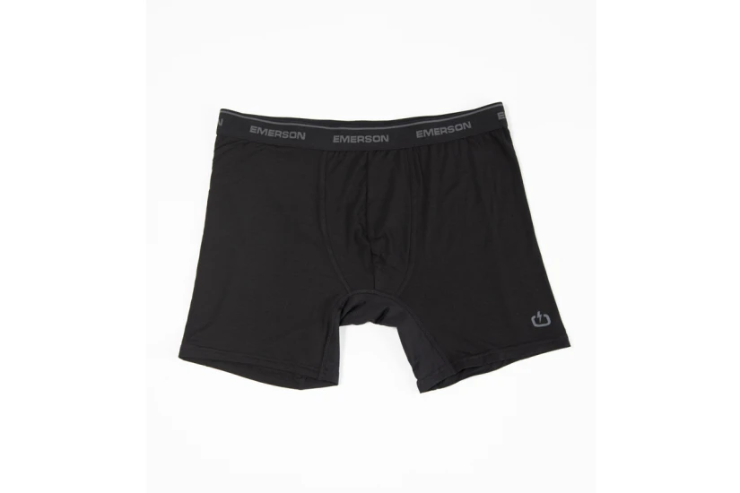 Emerson Basic Ανδρικά Εσώρουχα Boxer Γκρι Σκούρο, Μαύρα 2 Τεμάχια