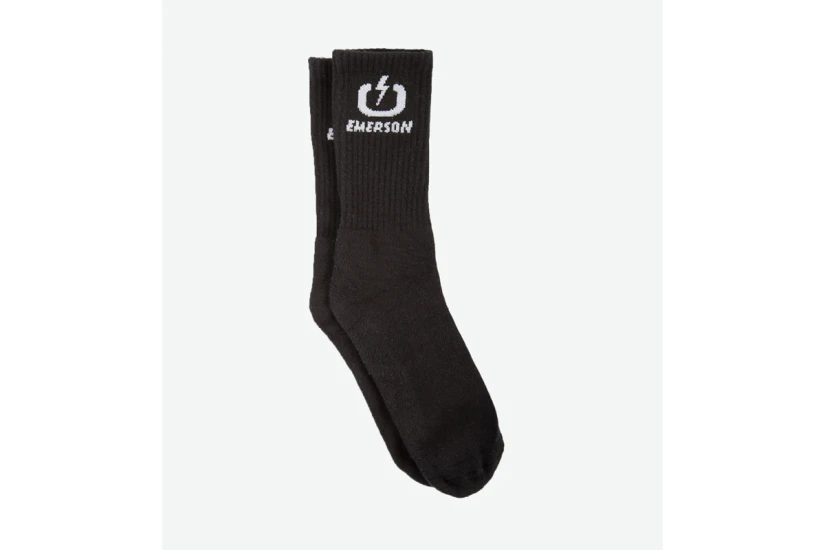 Emerson Unisex Κάλτσες μέχρι τη Γάμπα Μαύρες 3 Ζευγάρια