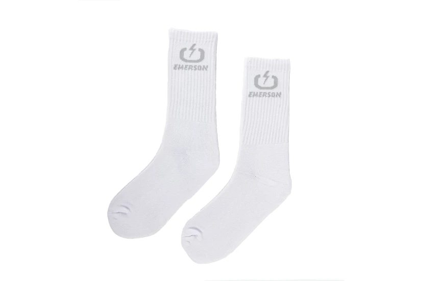 Emerson Unisex Κάλτσες μέχρι τη Γάμπα Λευκές 3 Ζευγάρια