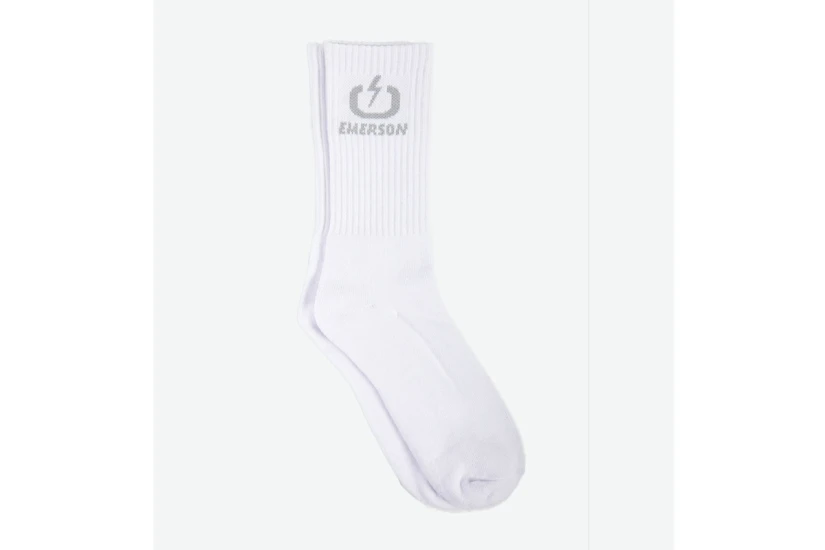Emerson Unisex Κάλτσες μέχρι τη Γάμπα Λευκές 3 Ζευγάρια