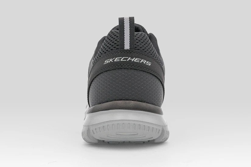 Skechers Track - Broader Ανδρικά Sneakers Μαύρα, Γκρι