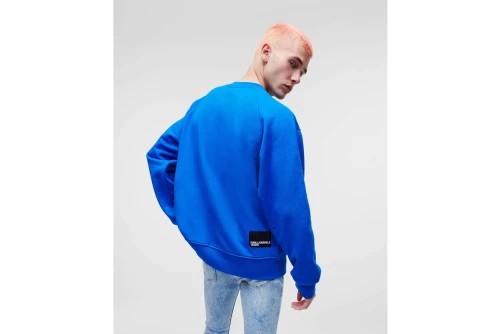 Karl Lagerfeld Relaxed Seamed Sweat Μπλούζα Με Λαιμόκοψη Ανδρική (235D1802 J105)