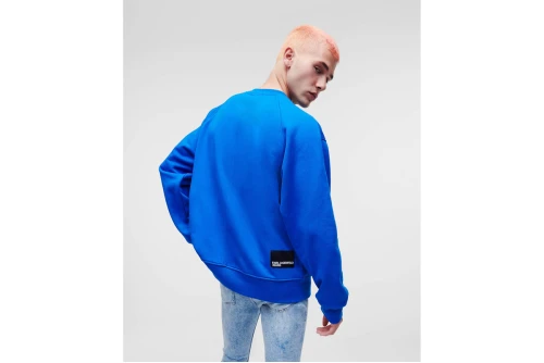 Karl Lagerfeld Relaxed Seamed Sweat Μπλούζα Με Λαιμόκοψη Ανδρική (235D1802 J105)