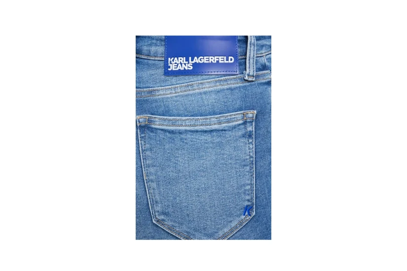 Karl Lagerfeld Skinny Γυναικείο Ψηλόμεσο Τζιν Παντελόνι Μπλε
