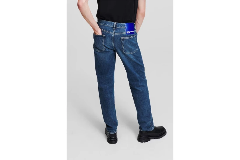 Karl Lagerfeld Straight Denim Ανδρικό Τζιν Παντελόνι Μπλε